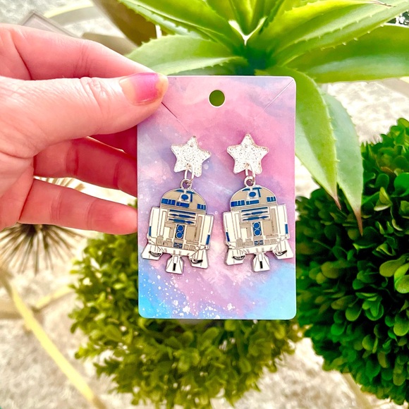 R2-D2 Dangle Earrings - Picture 5 of 8